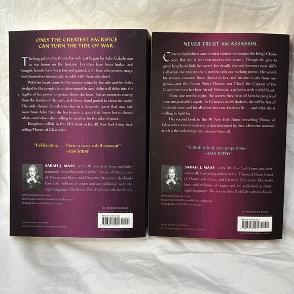 Throne of Glass Series: Crown of Midnight and Empire of Storms by Sarah J. Maas - Picture 5 of 11